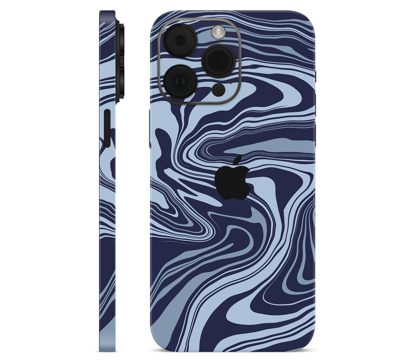 iPhone 14 Pro Max skin, Vertigo (Blur), full wrap with logo cutout