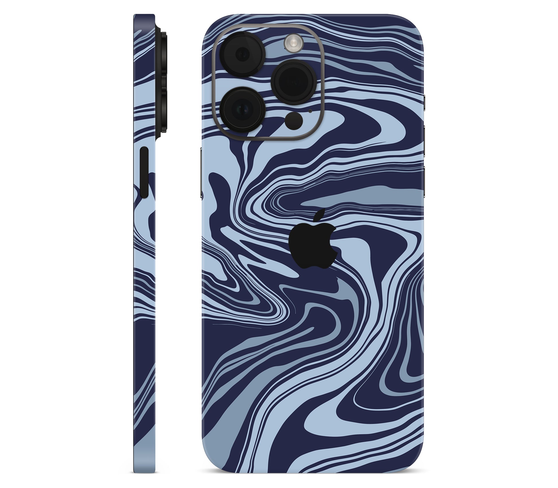 iPhone 14 Pro skin, Vertigo (Blur), full wrap with logo cutout