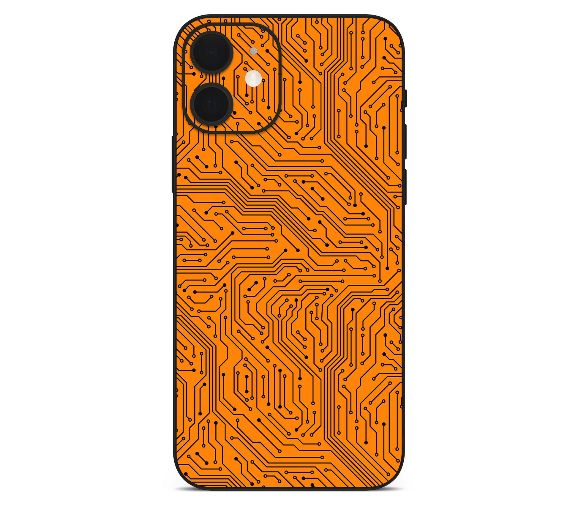 iPhone 12 skin, Pulse Grid, back skin without logo cutout
