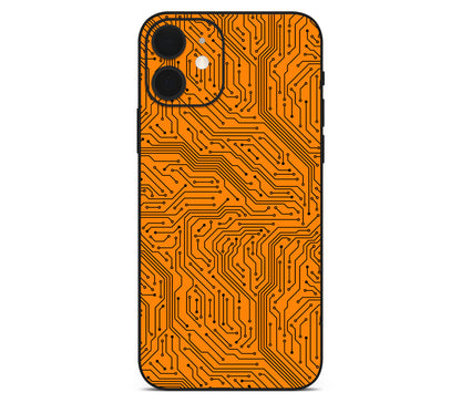 iPhone 12 Mini skin, Pulse Grid, back skin without logo cutout