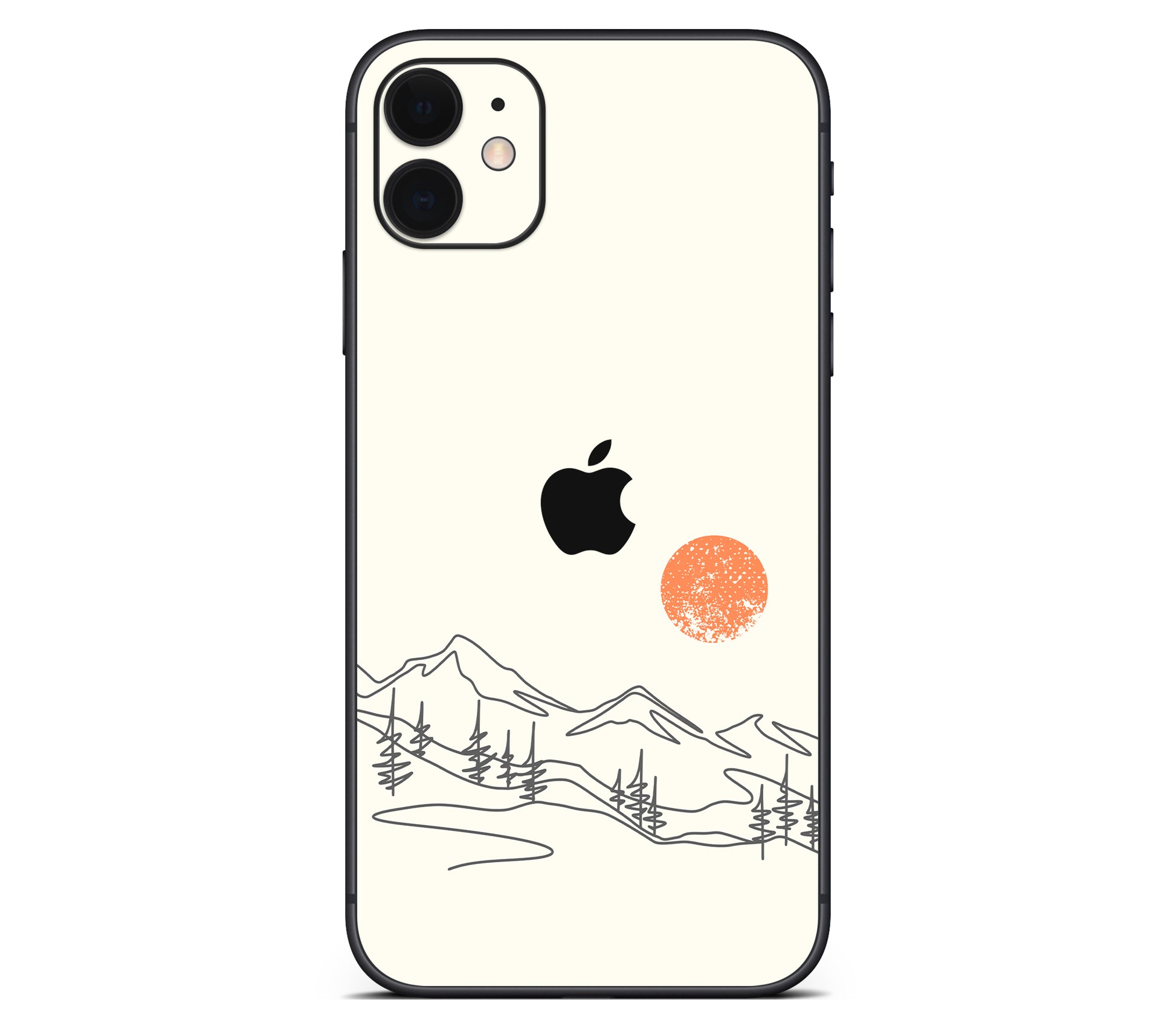 iPhone 11 skin, Offline, back skin with logo cutout