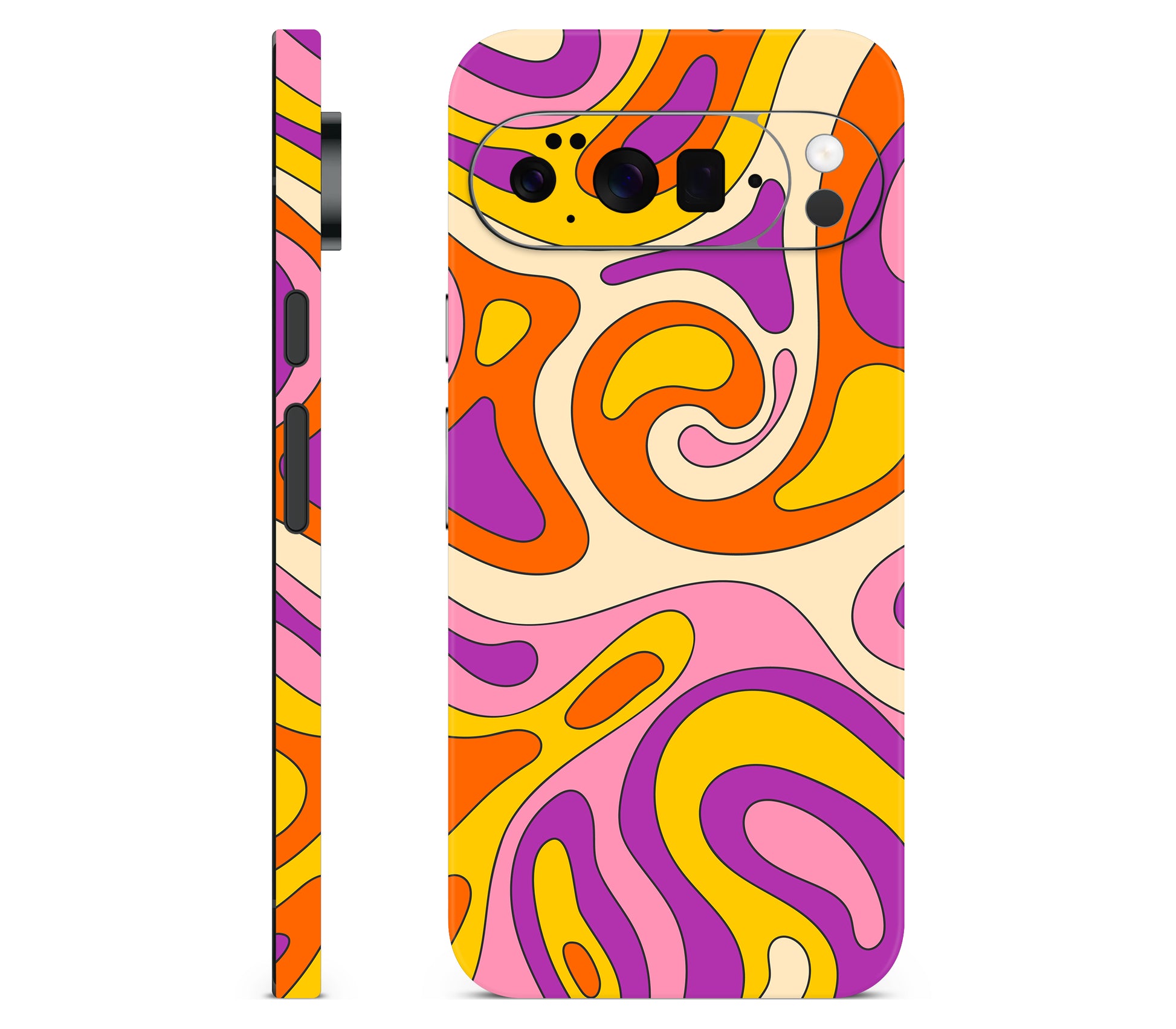 Google Pixel 10 Pro XL skin, Psycho Vortex, full wrap skin