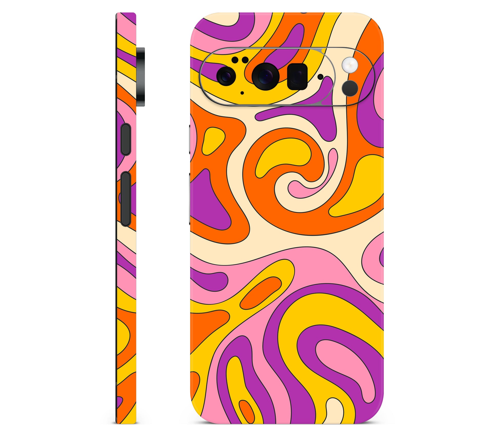 Google Pixel 11 Pro XL skin, Psycho Vortex, full wrap skin