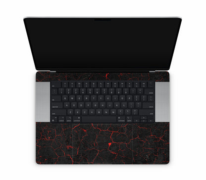 MacBook Pro 16" (2024, M4) skin, Hellcrack, inside skin