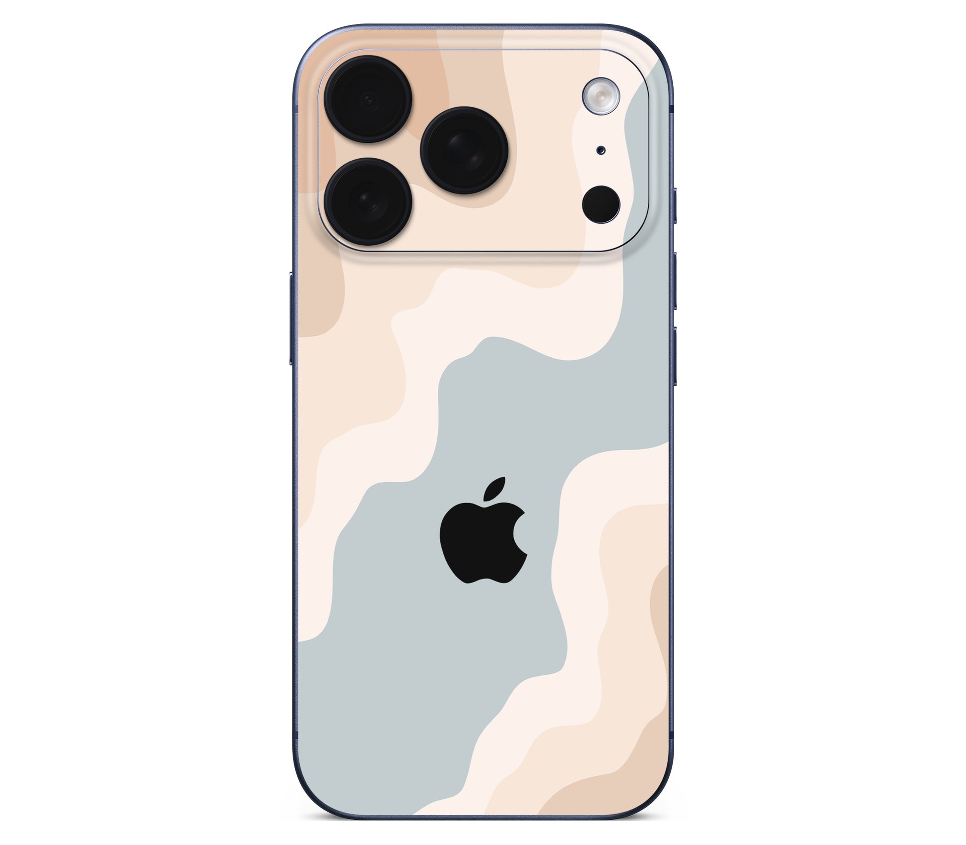 iPhone 17 Pro Max skin, Drift (Haze), back skin with logo cutout
