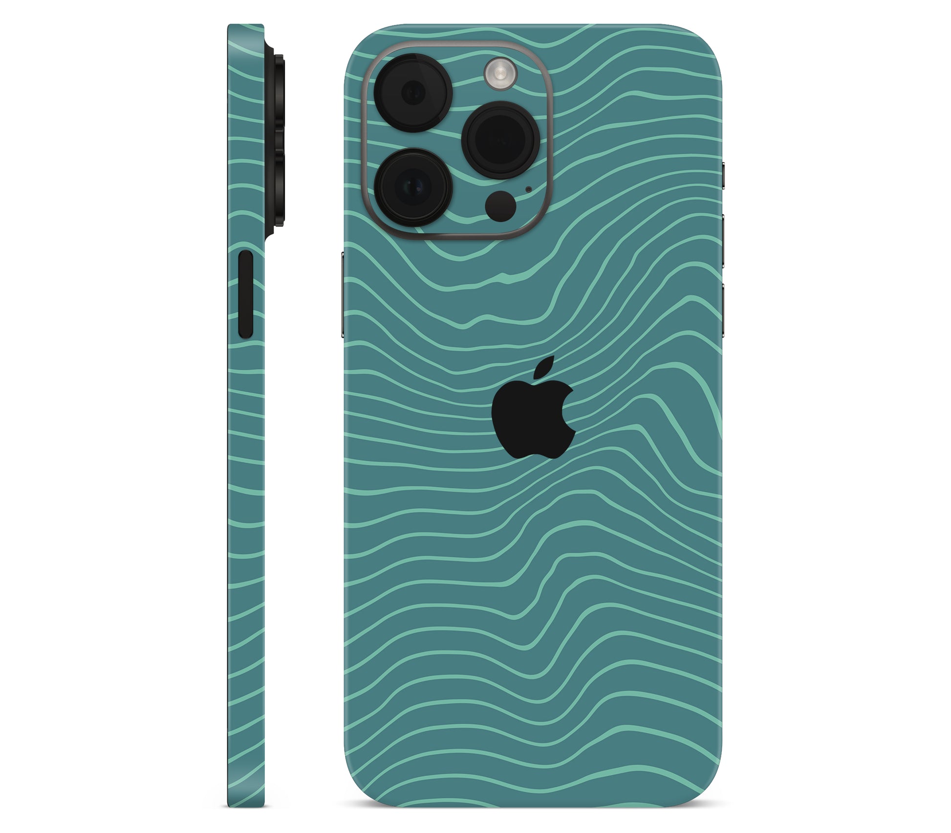 iPhone 14 Pro Max skin, Tide, full wrap with logo cutout
