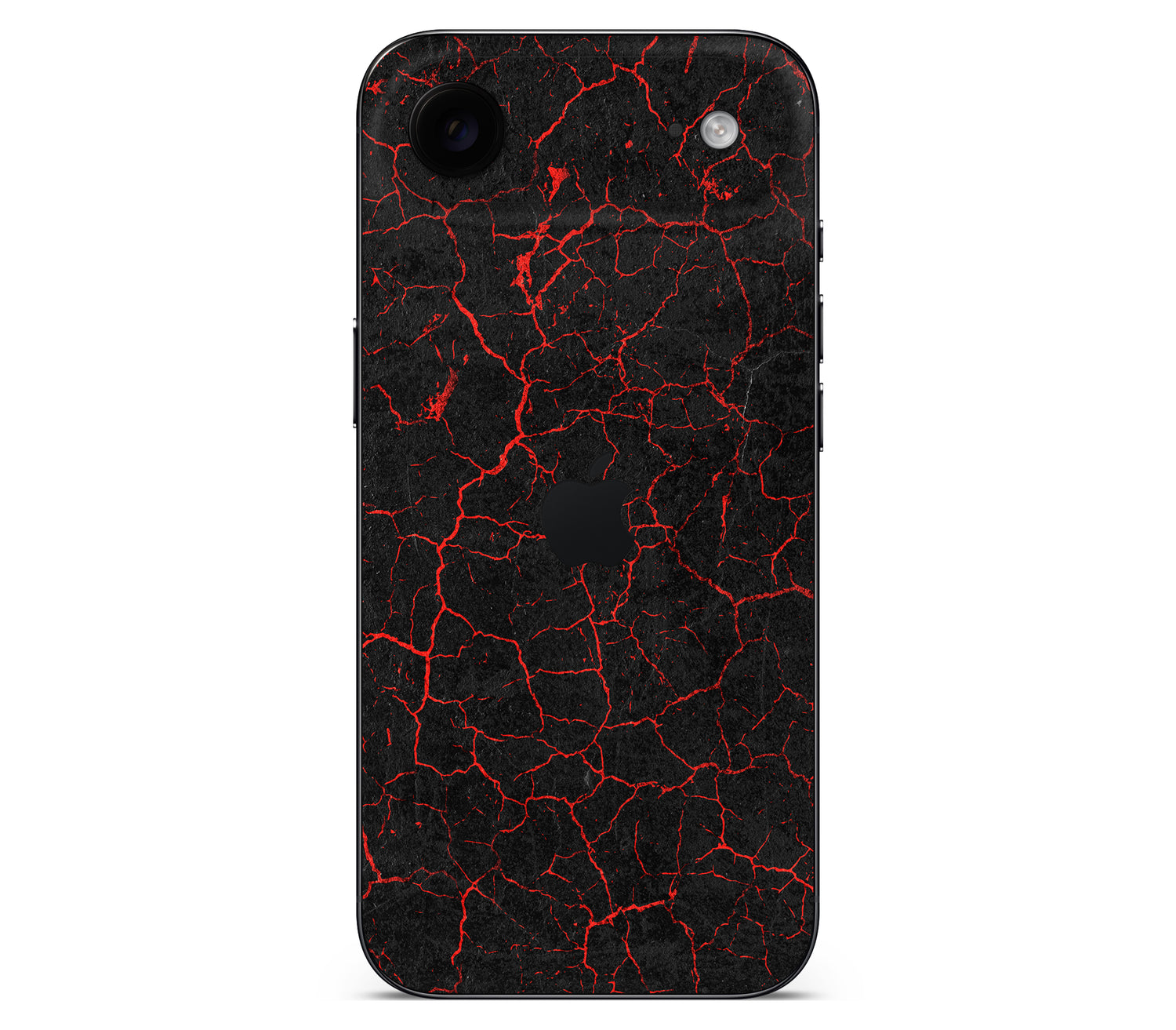 iPhone Air skin, Hellcrack, back skin with logo cutout