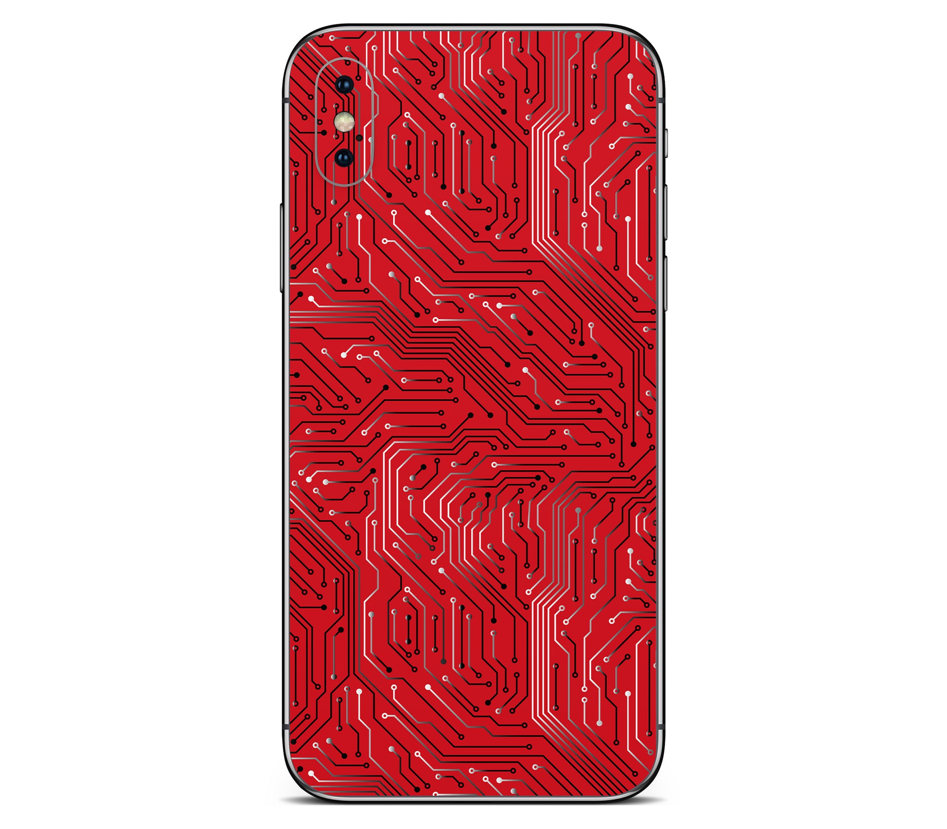 iPhone X skin, REDLINE, back skin without logo cutout