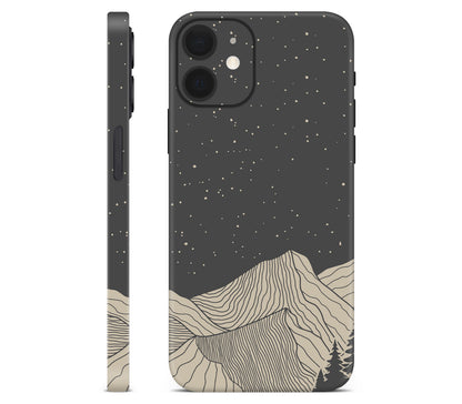 iPhone 12 skin, Nightline, full wrap without logo cutout