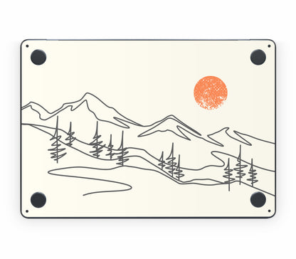 MacBook Air 13" (2022, M2) skin, Offline, bottom skin