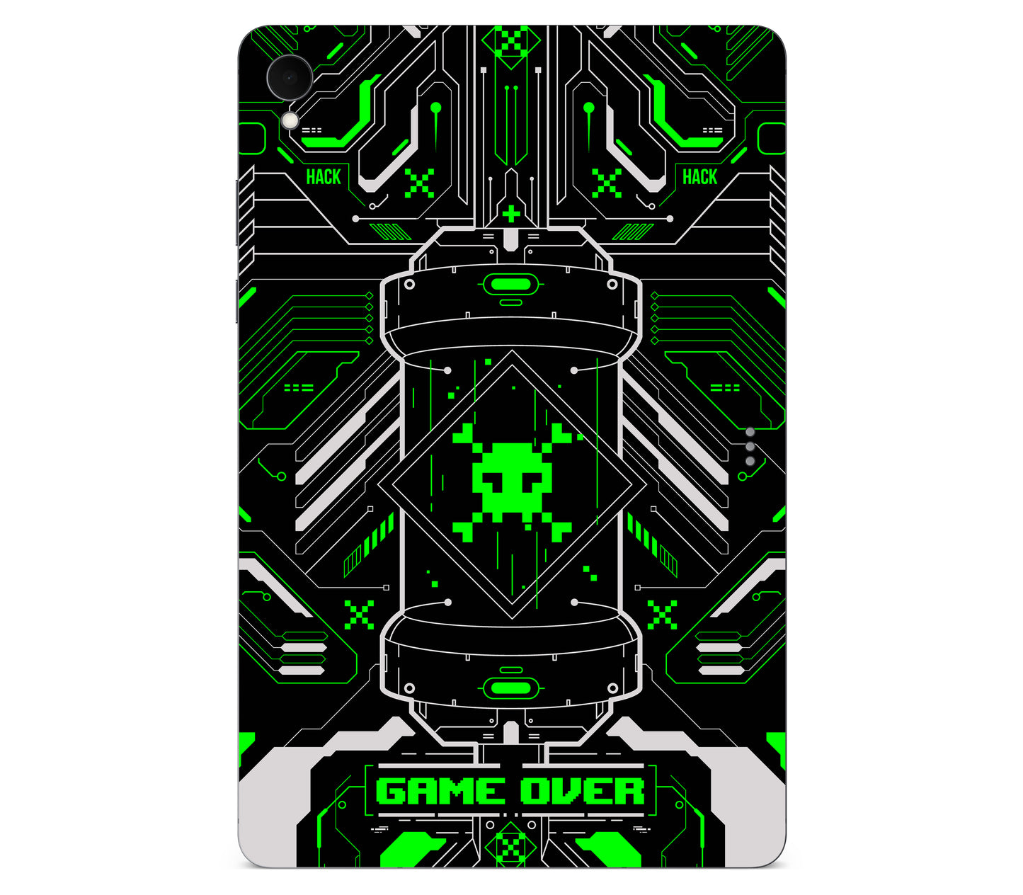 Galaxy Tab S11 skin, Fatal Error (Acid), back skin