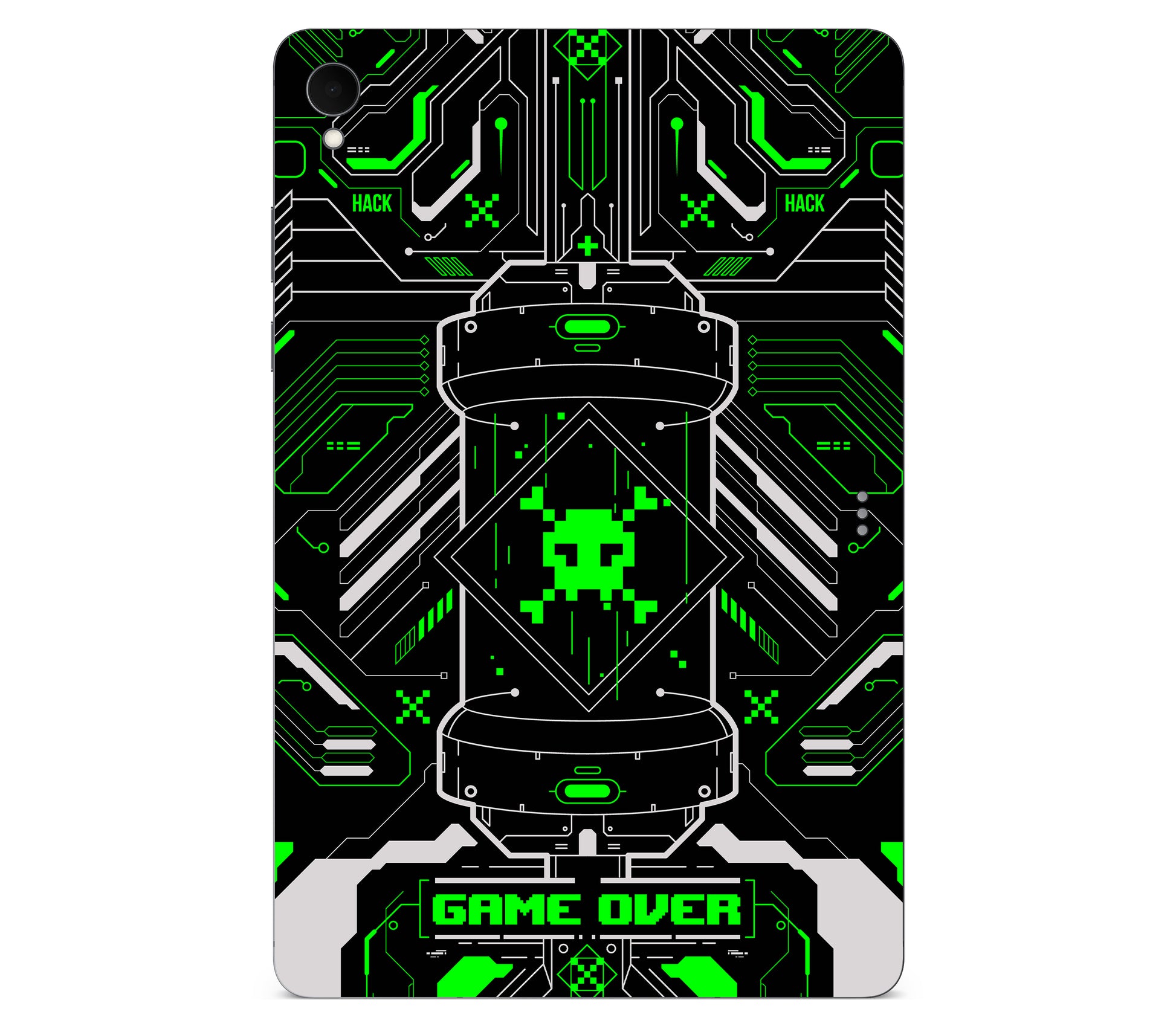 Galaxy Tab S11 skin, Fatal Error (Acid), back skin
