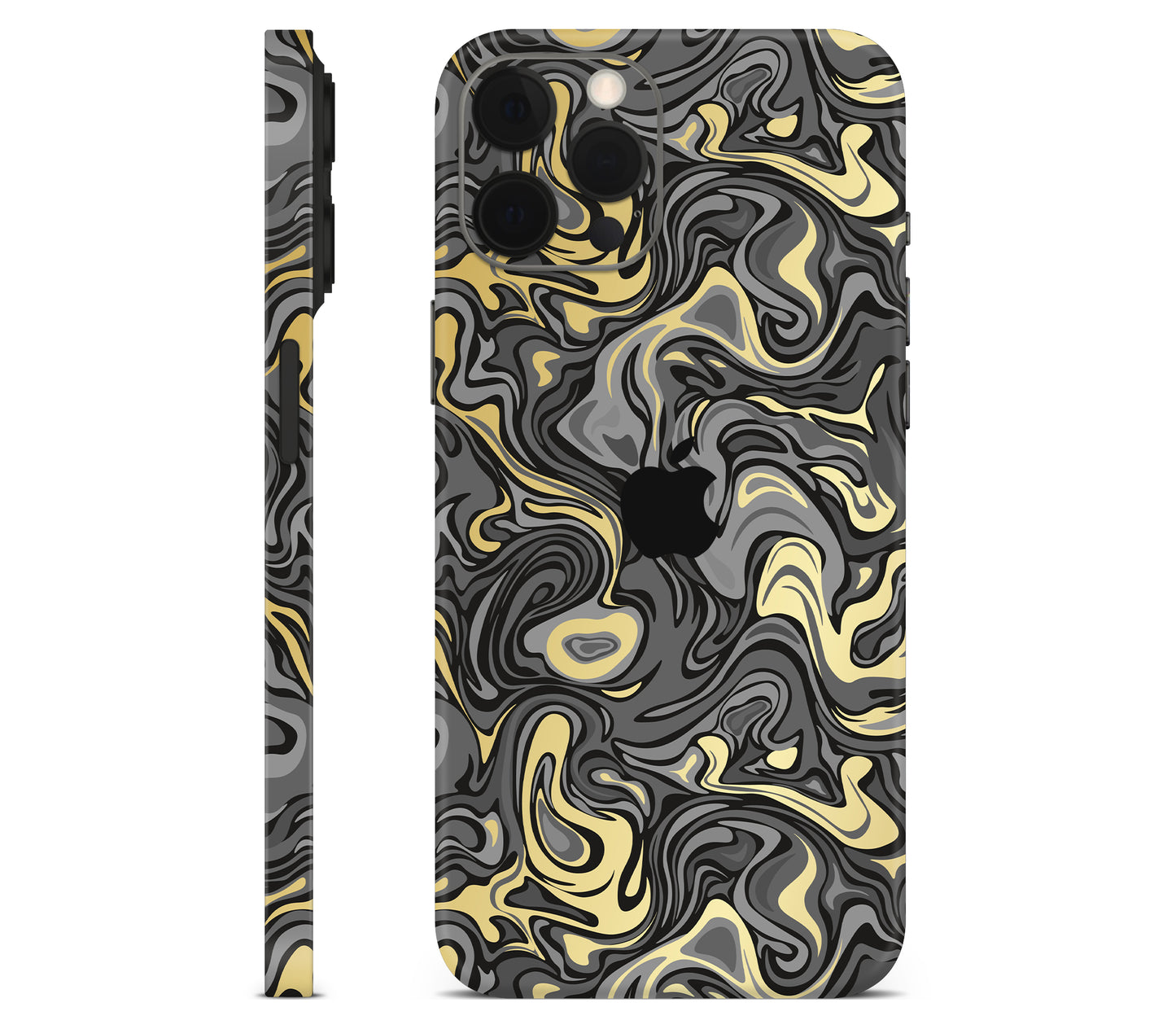 iPhone 12 Pro Max skin, Damnation, full wrap with logo cutout
