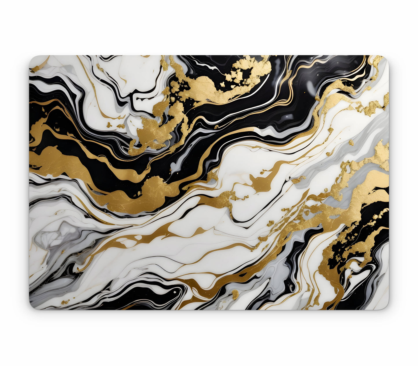 MacBook Pro 14" (2025, M5) skin, Gold Flare, top skin without logo cutout