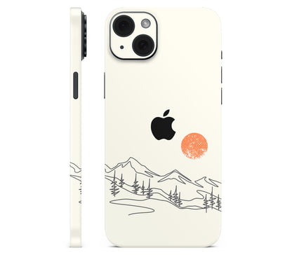 iPhone 15 Plus skin, Offline, full wrap with logo cutout
