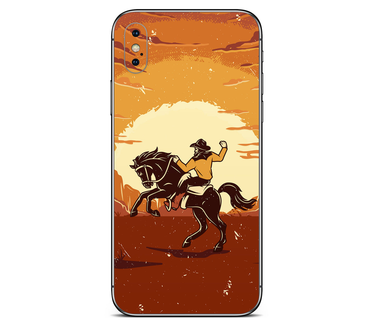 iPhone XS Max skin, Cowboy, back skin
