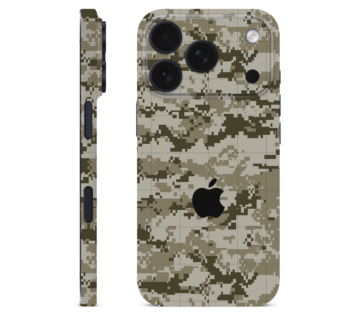 iPhone 18 Pro skin, Stealth Mode, full wrap with logo cutout
