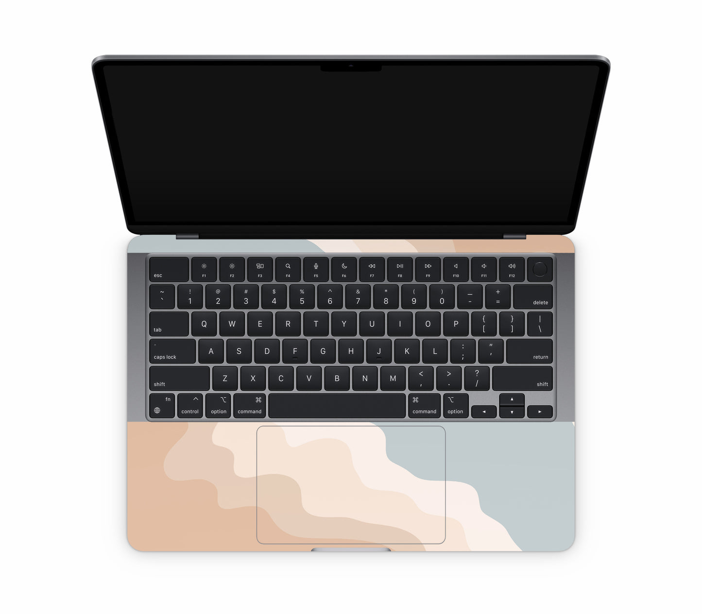 MacBook Air 13" (2026, M5) skin, Drift (Haze), inside skin