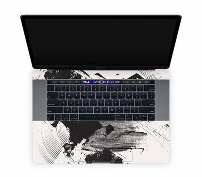 MacBook Pro 15" (2019, Touch Bar) skin, Black Noir, inside skin