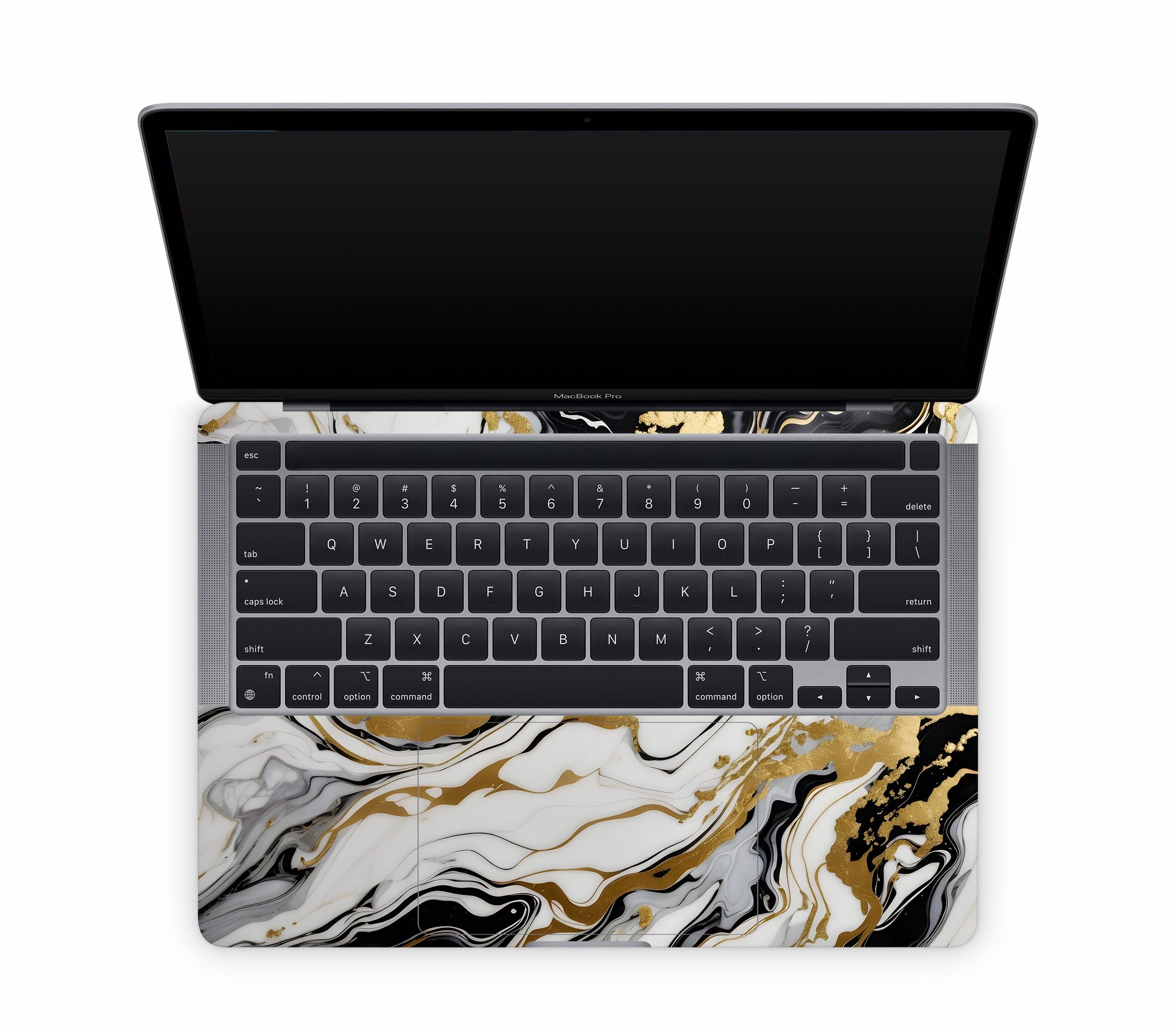 MacBook Pro 13" (2020, M1) skin, Gold Flare, inside skin