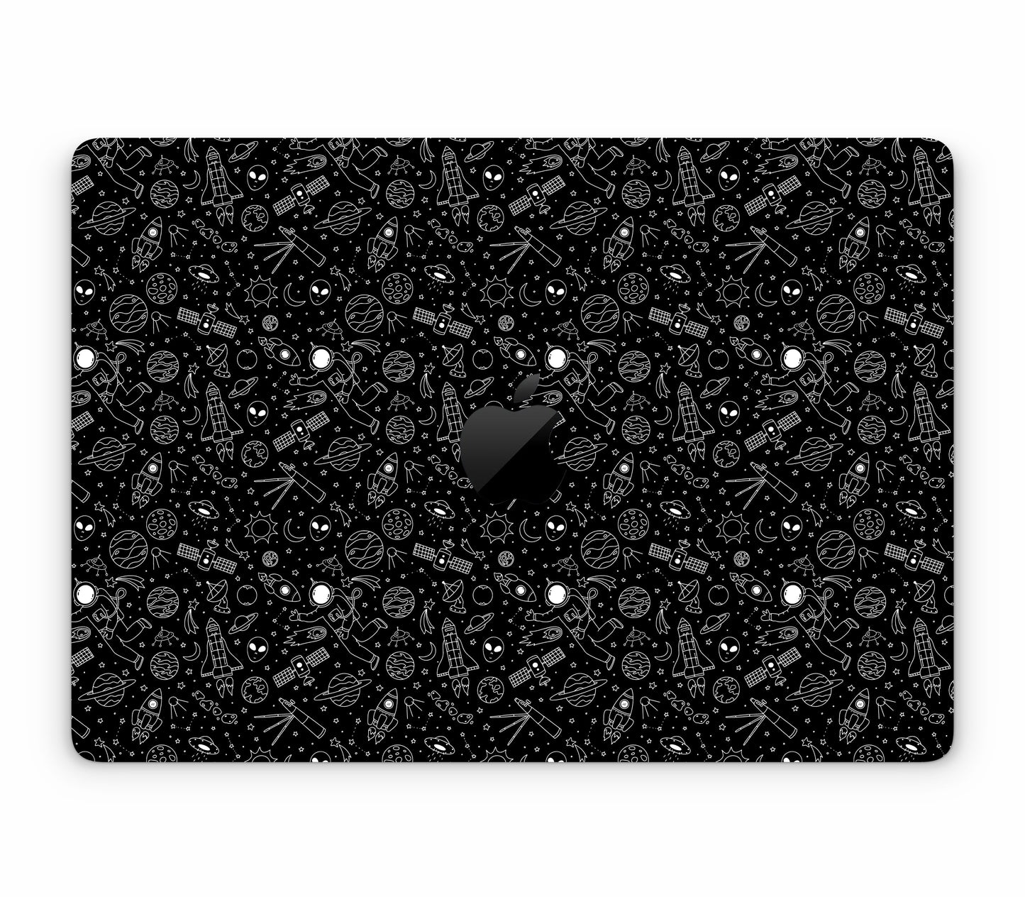 MacBook Air 13" (2022, M2) skin, Cygnus, top skin with logo cutout