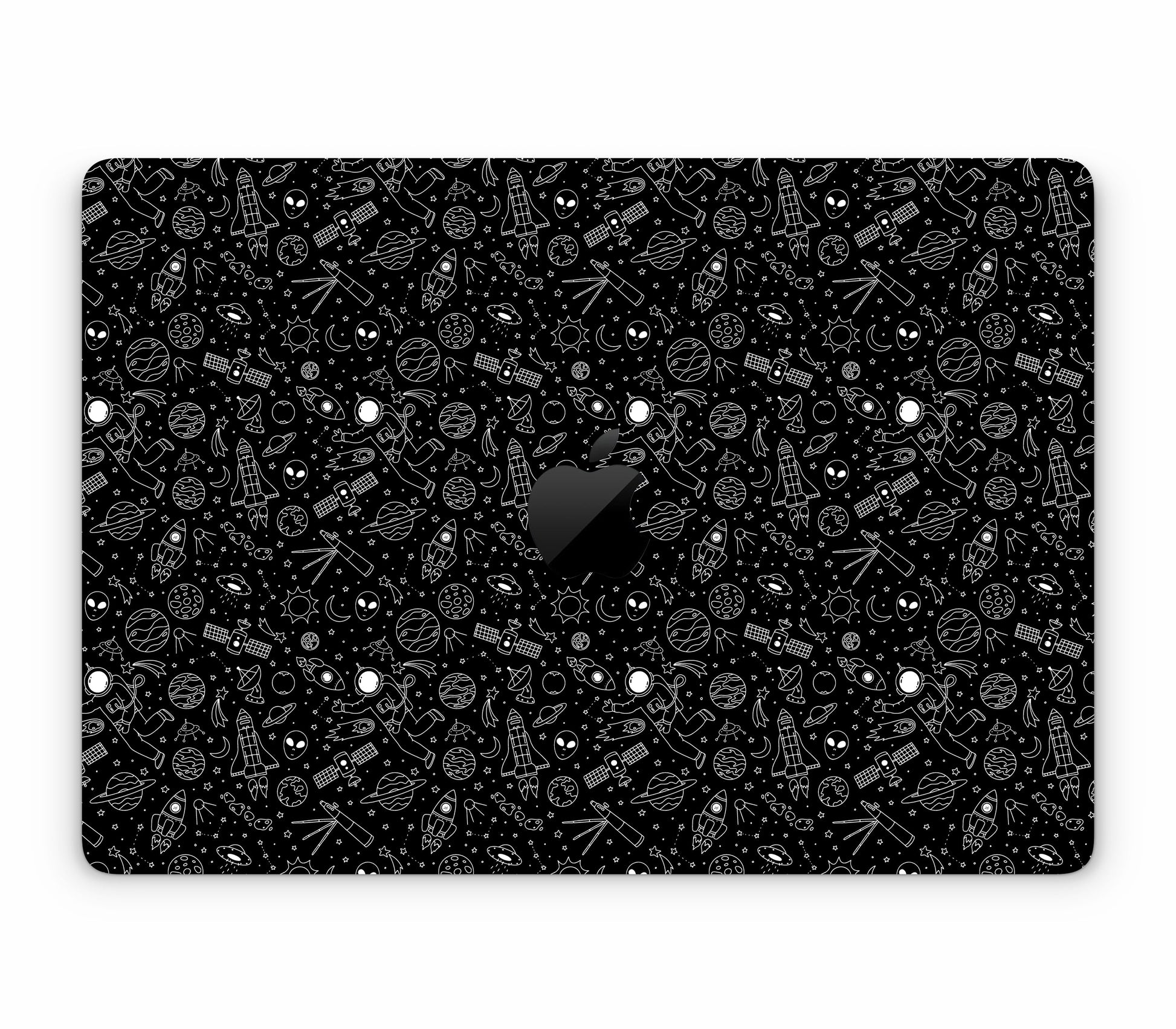 MacBook Air 13" (2022, M2) skin, Cygnus, top skin with logo cutout