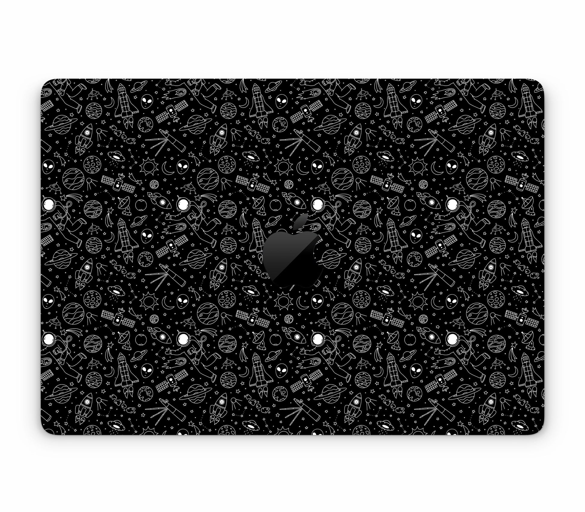 MacBook Air 13" (2025, M4) skin, Cygnus, top skin with logo cutout