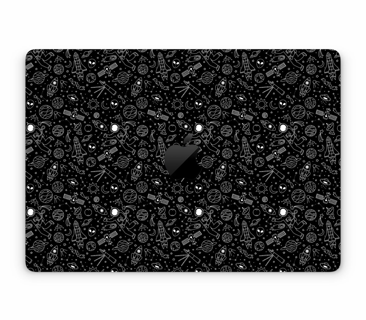 MacBook Air 13" (2025, M4) skin, Cygnus, top skin with logo cutout