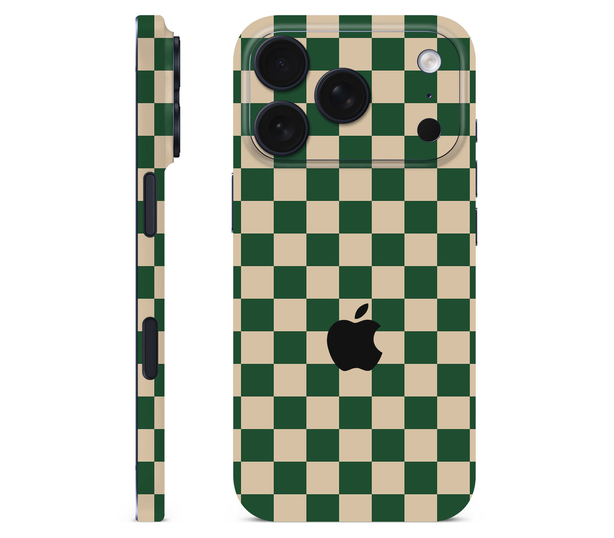 iPhone 18 Pro Max skin, Queen’s Gambit, full wrap with logo cutout