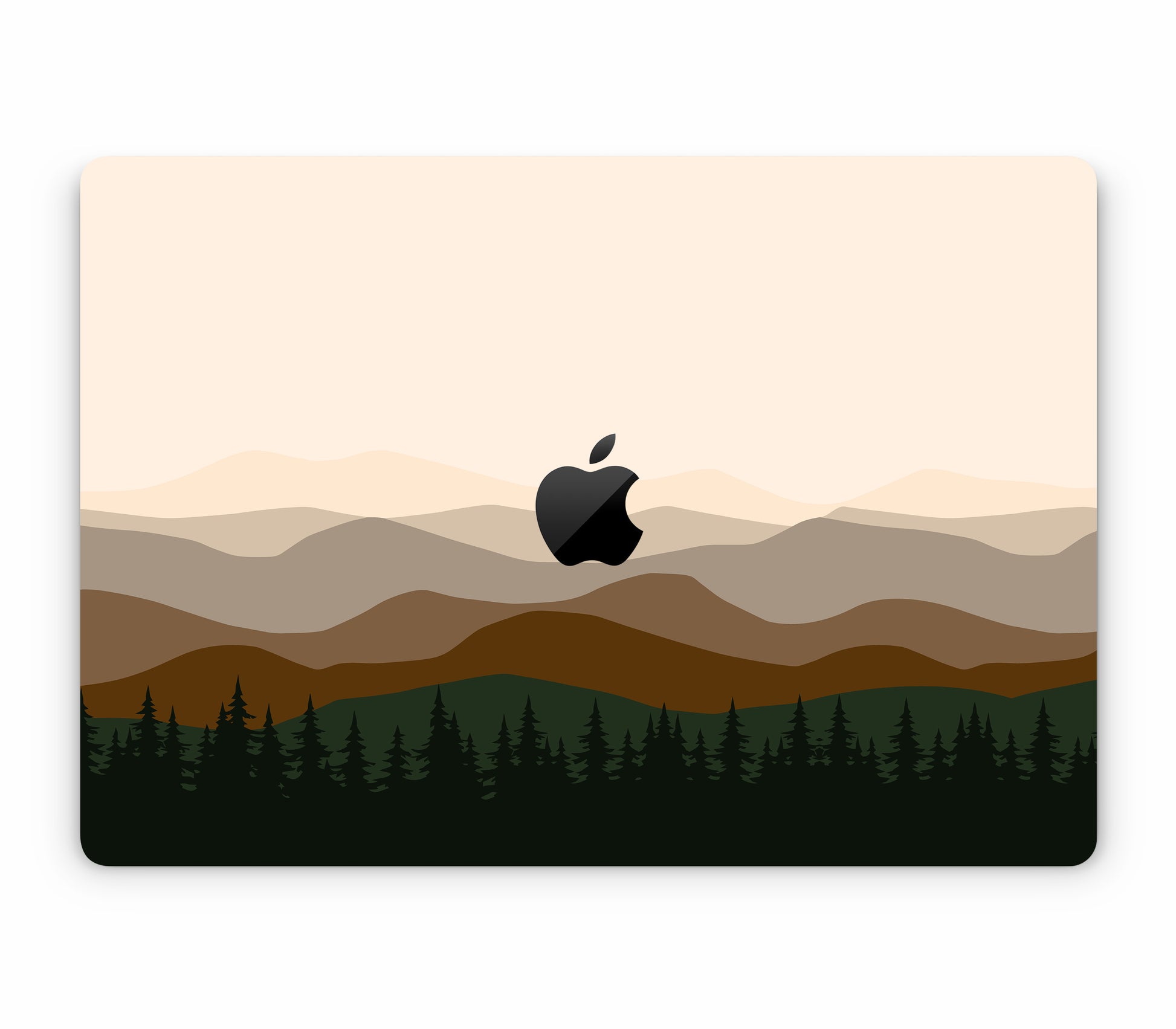 MacBook Pro 16" (2022, M2) skin, Sierra Dusk, top skin with logo cutout