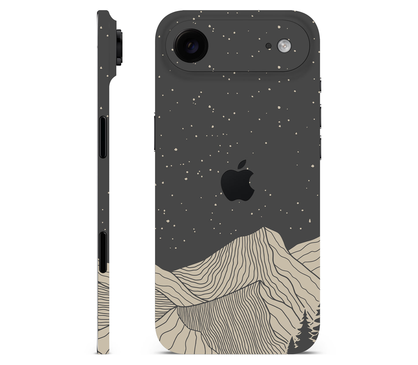 iPhone Air skin, Nightline, full wrap with logo cutout