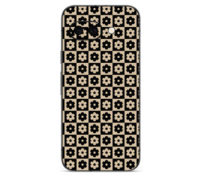 Google Pixel 9A skin, Floral Grid, back skin