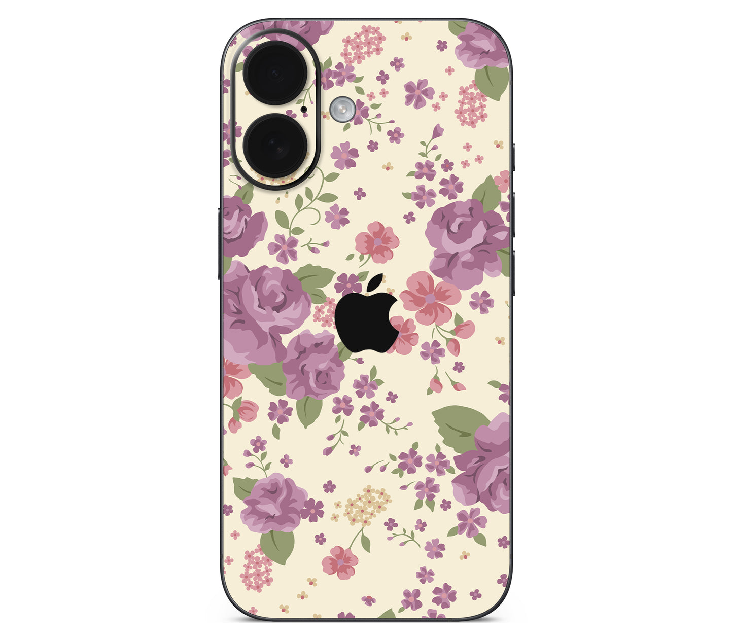 iPhone 16 Plus skin, Lilac, back skin with logo cutout