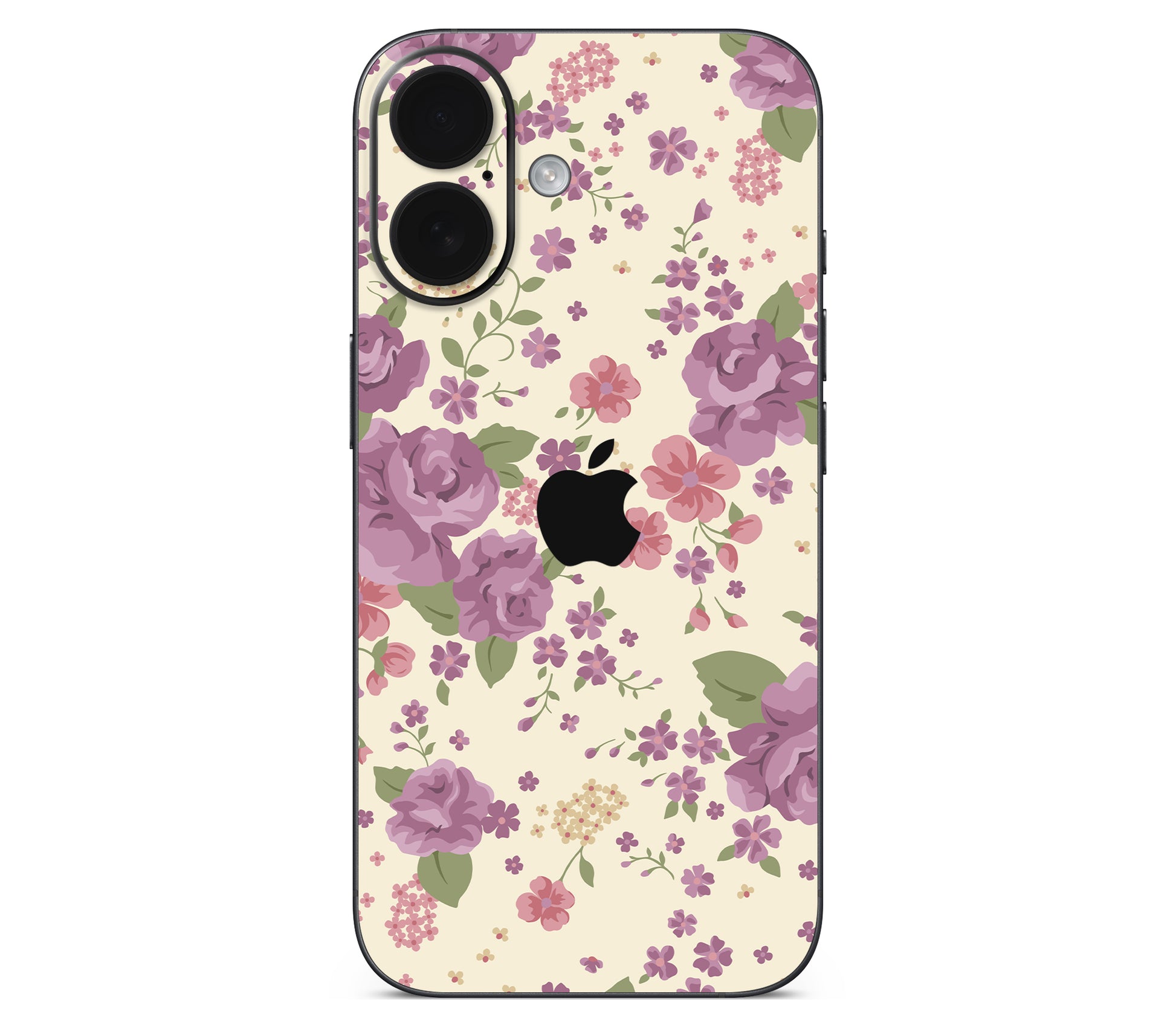 iPhone 16 Plus skin, Lilac, back skin with logo cutout