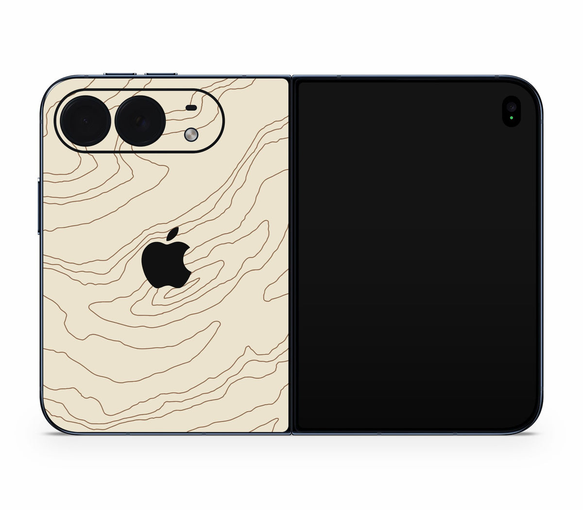 iPhone Duo skin, Dune, back skin with logo cutout