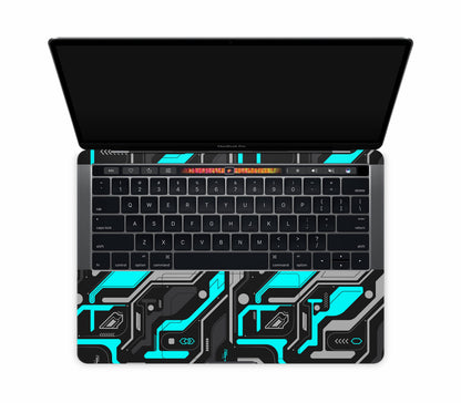 MacBook Pro 13" (2016-2019) Touch Bar skin, Code Rot (Glitch), inside skin