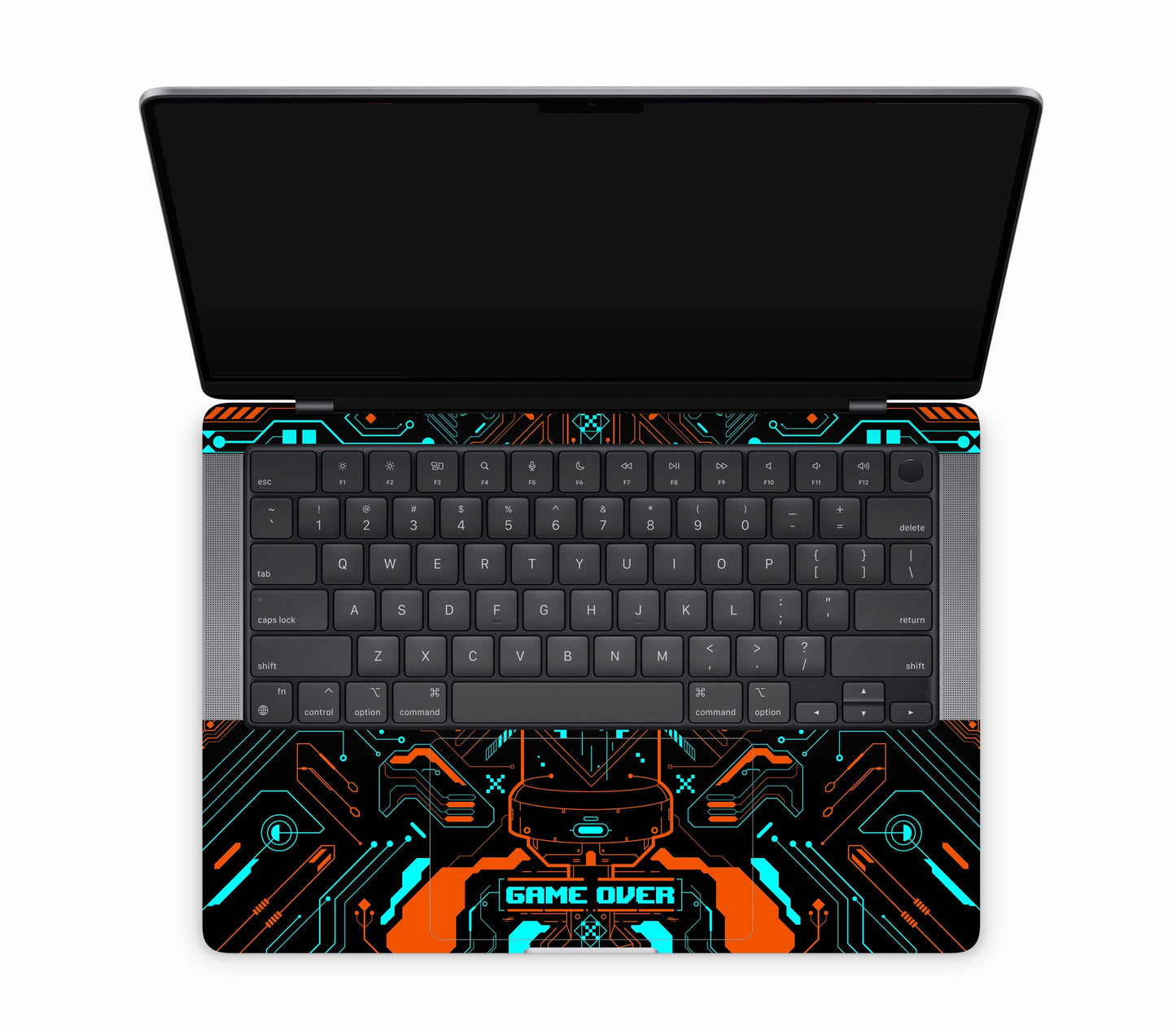 MacBook Pro 14" (2025, M5) skin, Fatal Error, inside skin