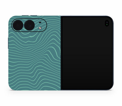 iPhone Duo skin, Tide, full wrap without logo cutout