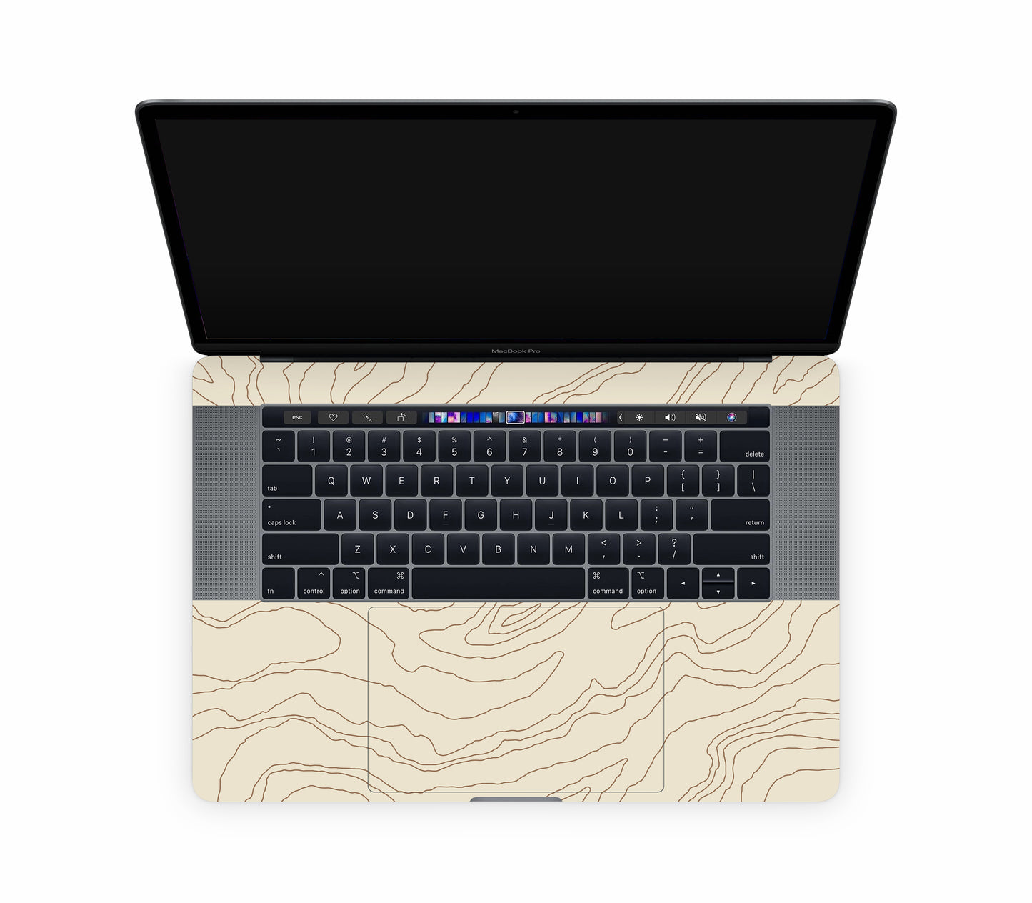 MacBook Pro 15" (2018, Touch Bar) skin, Dune, inside skin