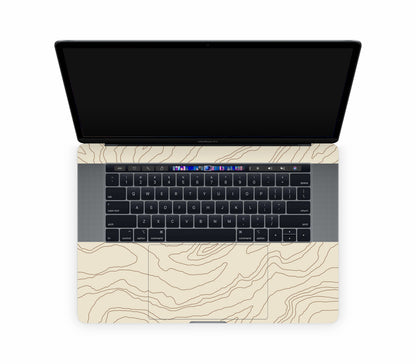 MacBook Pro 15" (2017, Touch Bar) skin, Dune, inside skin