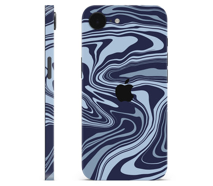 iPhone 17e skin, Vertigo (Blur), full wrap with logo cutout