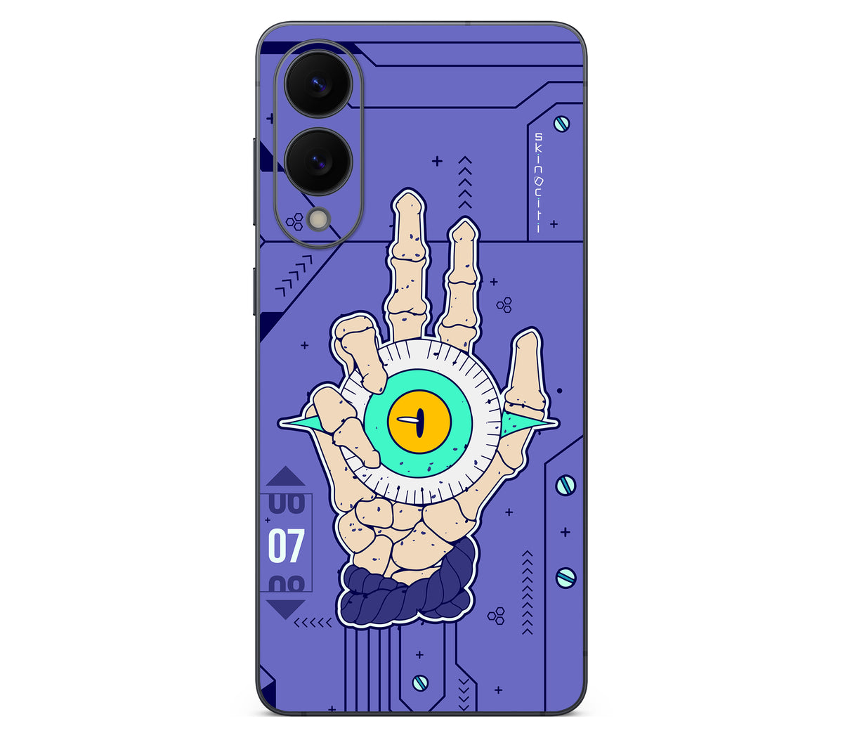 Galaxy S25 Edge skin, Hypnotic, back skin