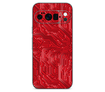 Google Pixel 11 Pro skin, REDLINE, full wrap skin