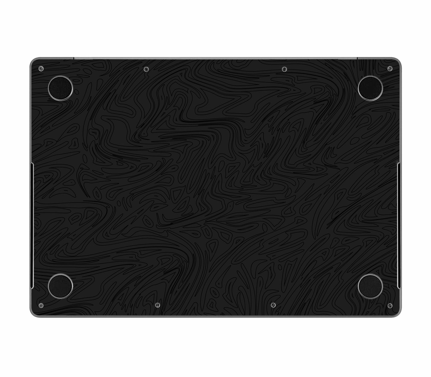 MacBook Pro 16" (2024, M4) skin, Black Ice, bottom skin