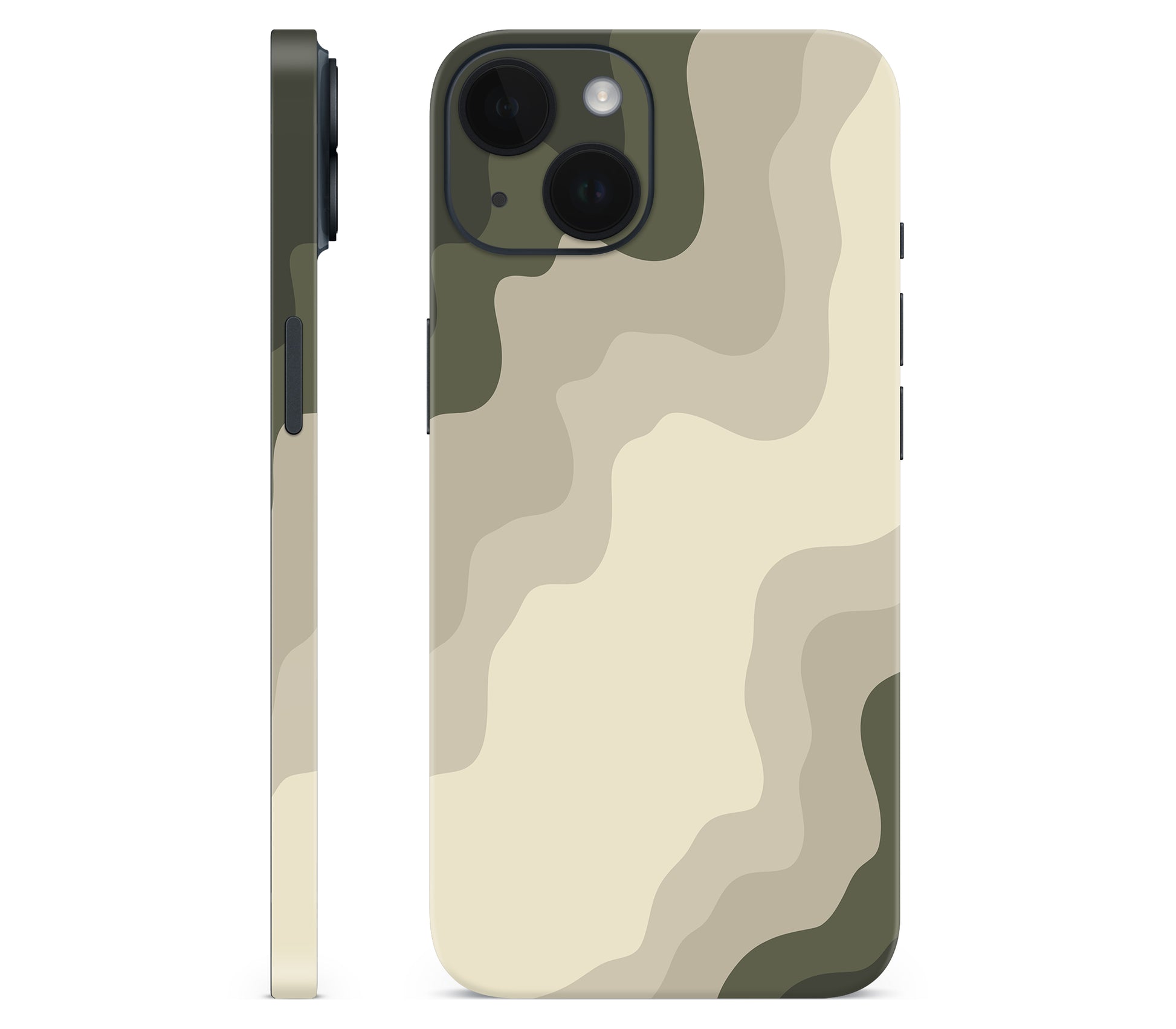 iPhone 14 skin, Drift (Mirage), full wrap without logo cutout