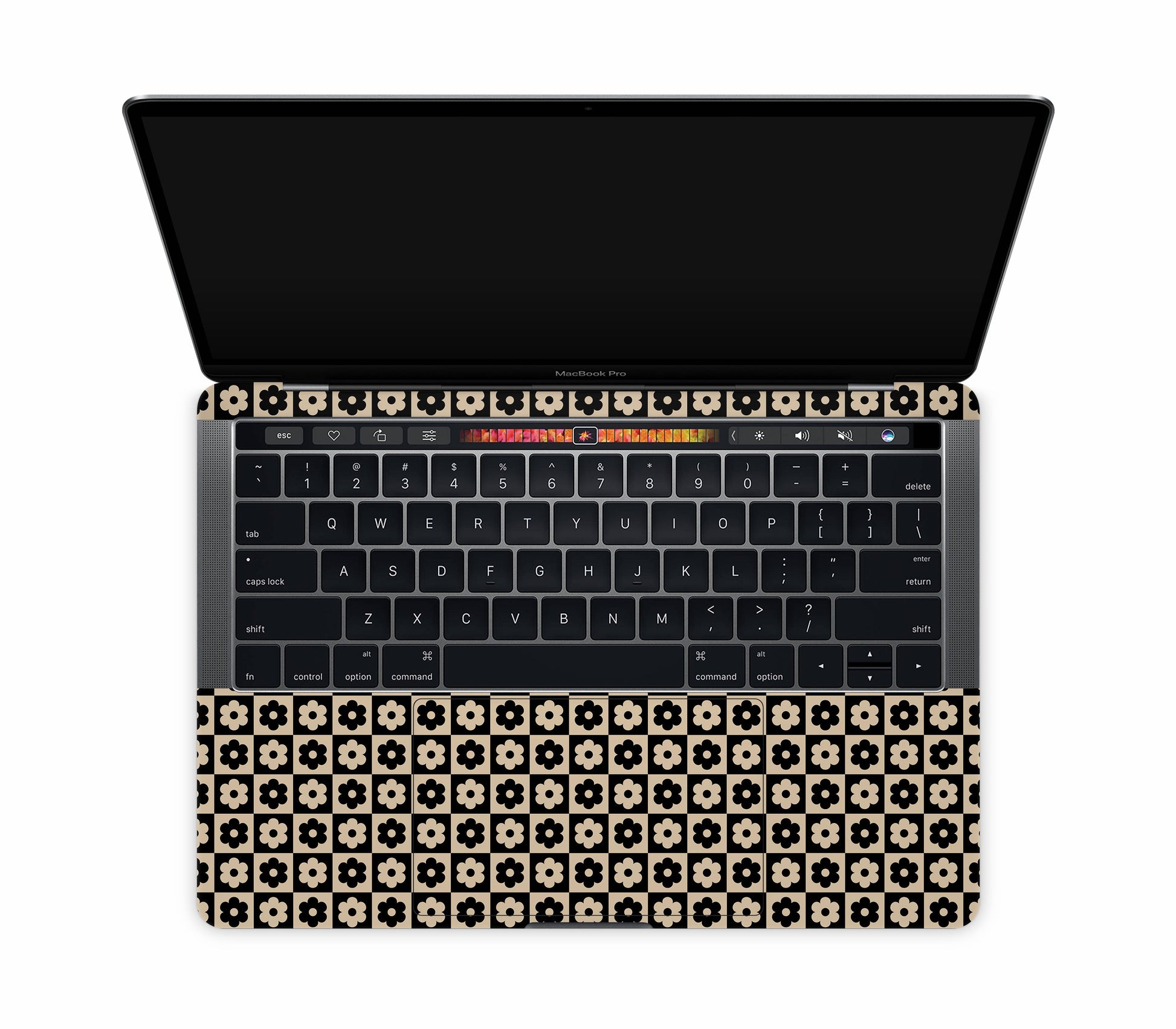 MacBook Pro 13" (2016-2019) Touch Bar skin, Floral Grid, inside skin