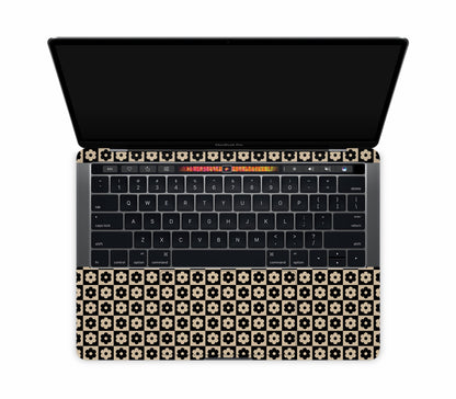 MacBook Pro 13" (2016-2019) Touch Bar skin, Floral Grid, inside skin