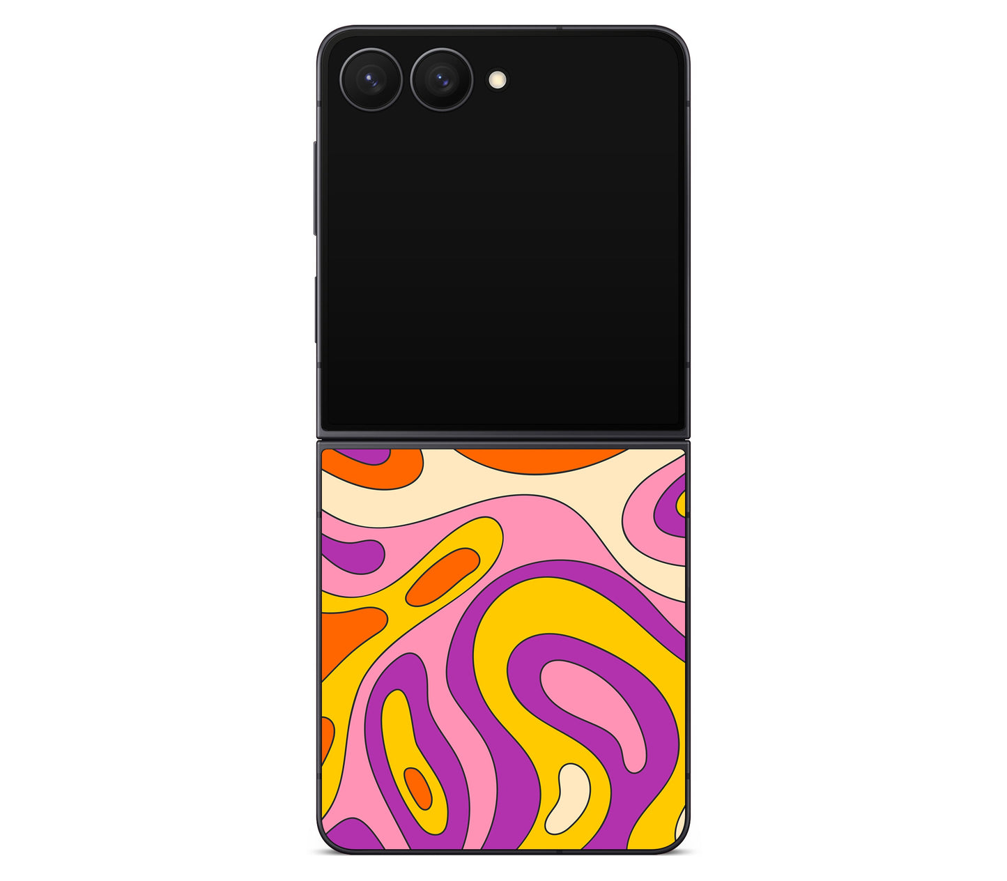 Galaxy Z Flip 8 skin, Psycho Vortex, back skin