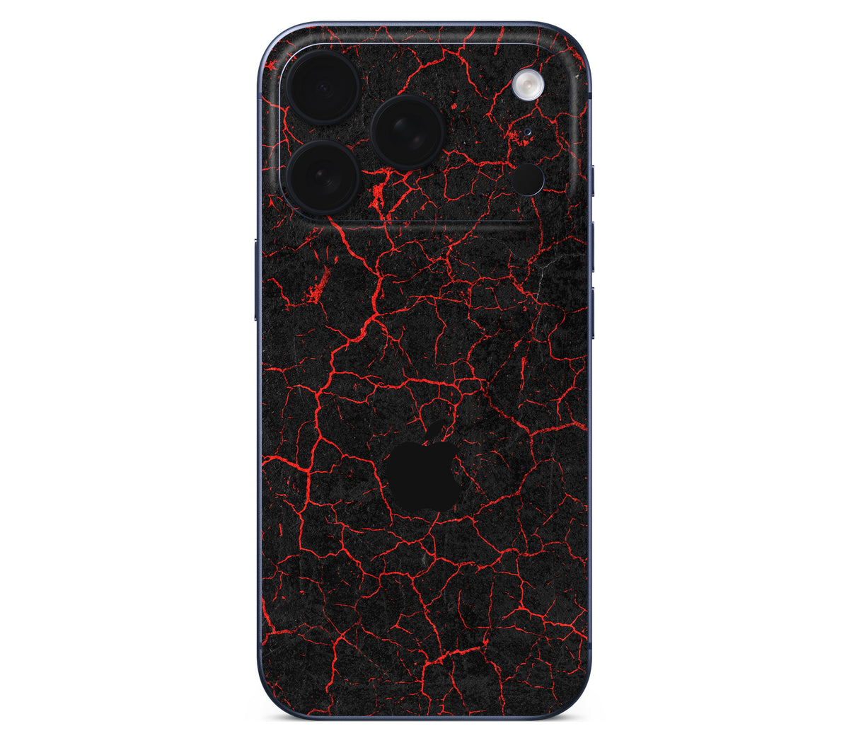 iPhone 18 Pro Max skin, Hellcrack, back skin with logo cutout