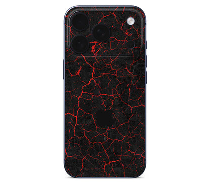 iPhone 18 Pro Max skin, Hellcrack, back skin with logo cutout